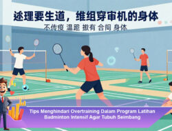 Tips Menghindari Overtraining Dalam Program Latihan Badminton Intensif Agar Tubuh Seimbang