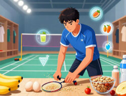 Nutrisi Penting Yang Dibutuhkan Atlet Badminton Sebelum Bertanding Agar Performa Selalu Maksimal
