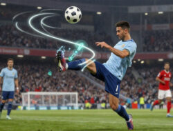 Teknik Melakukan Kontrol Bola Yang Sempurna Saat Menerima Umpan Lambung Jauh