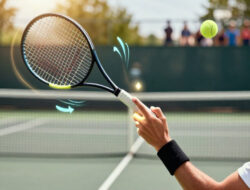 Teknik Memutar Raket (Spinning) saat Menunggu Bola untuk Kelenturan Jari